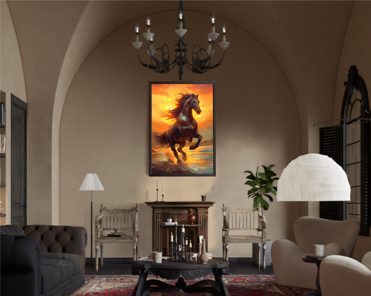 Blazing Galloping Horse